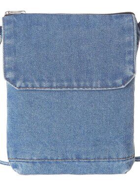 Small Denim Purse Blue Jean Crossbody Bags for Women Phone Bag